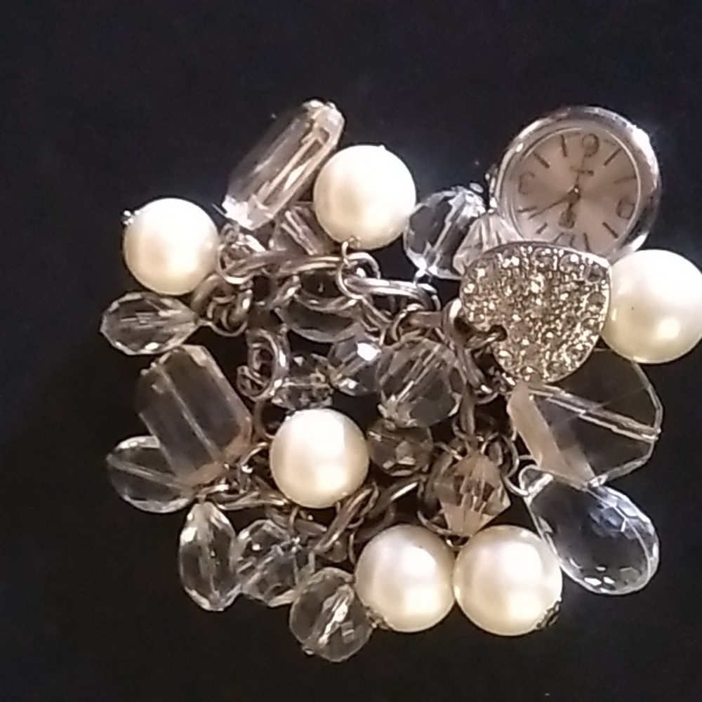 Vintage charm bracelet watch